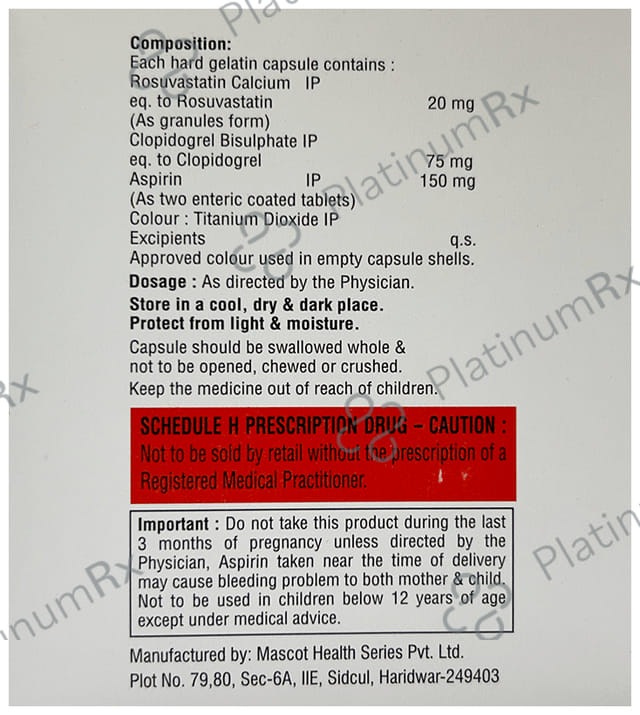 Rozalcea-Gold 20/150 Capsule