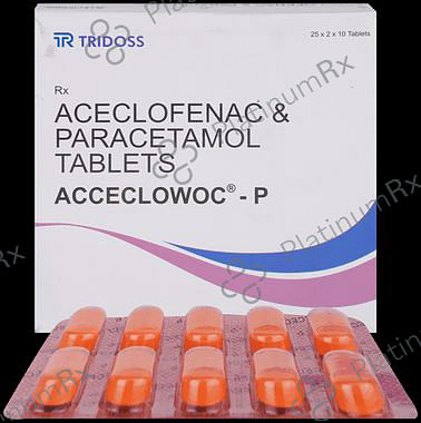 Acceclowoc P 100/325mg Tablet 10s