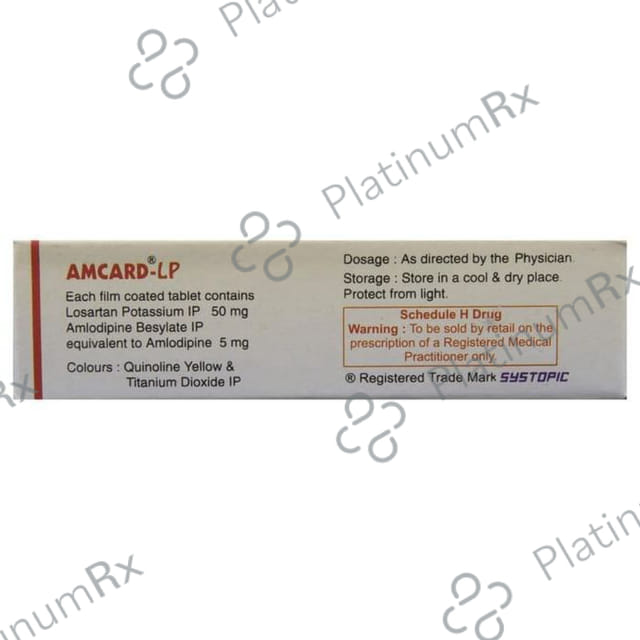 Amcard LP 5/50mg Tablet 10s