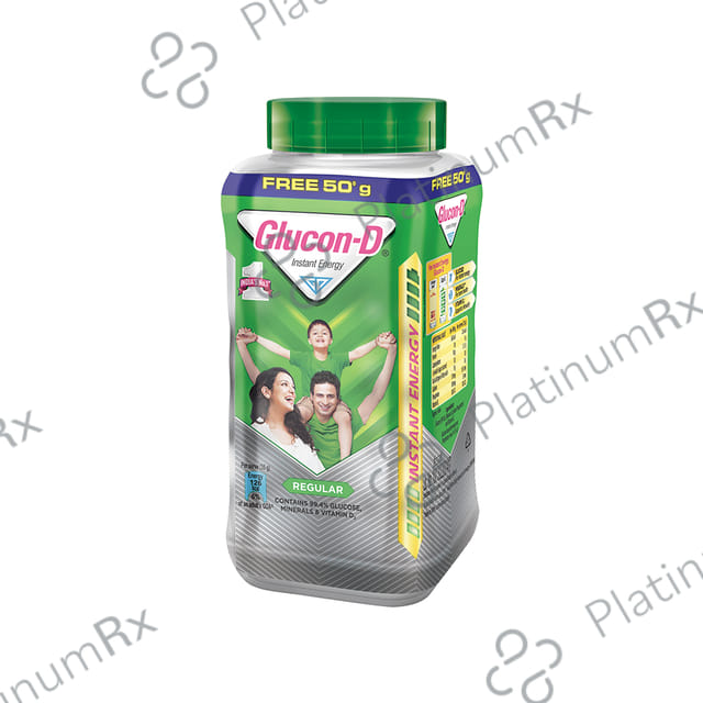Glucon D with Glucose, Calcium, Vitamin C & Sucrose Flavour Regular Powder 250gm
