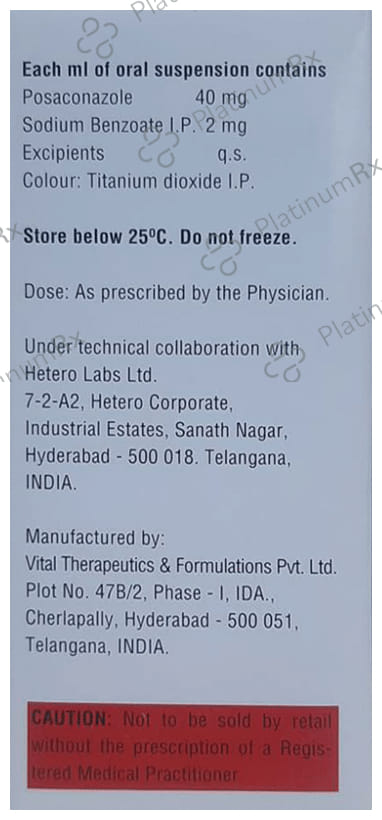 Picasa 40mg Oral Suspension