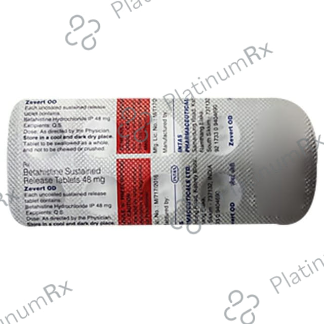 Zevert OD 48mg Tablet 10s