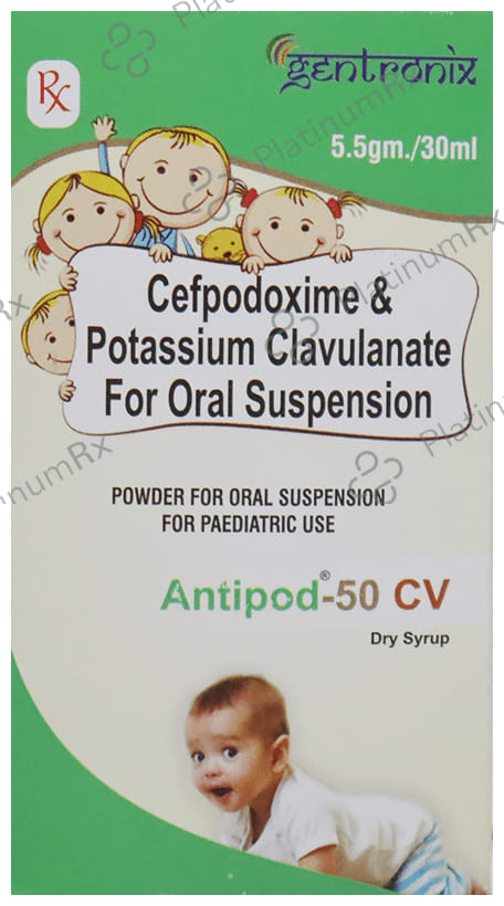 Antipod 50/31.25mg CV Dry Syrup 30ml