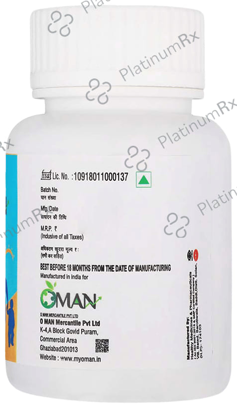 Oman Vitamin D3 60000IU Tablet 60s