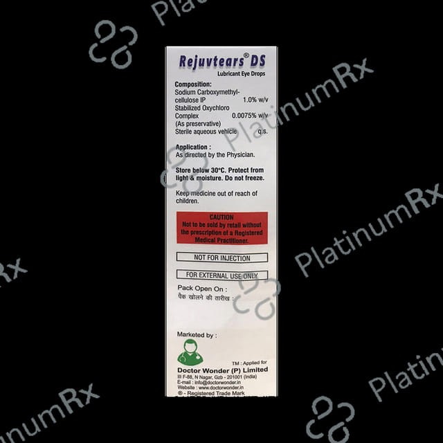Rejuvtears DS Lubricant Eye Drop