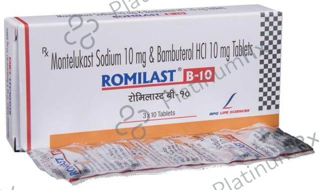 Romilast B 10/10mg Tablet 10s