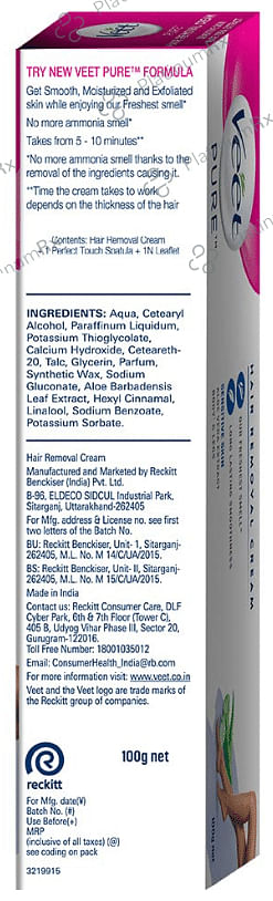 Veet Pure Hair Removal Cream for Women 100gm