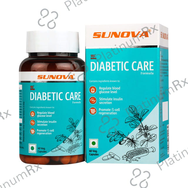 Sunova Diabetic Care Veg Capsule
