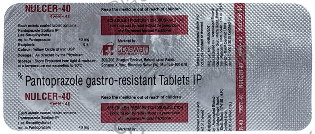 Nulcer 40 Tablet