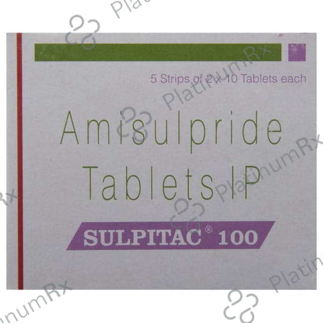 Sulpitac 100mg Tablet 10s