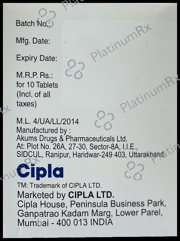 Cheston D Plus 2/10/5mg Tablet DT 10s