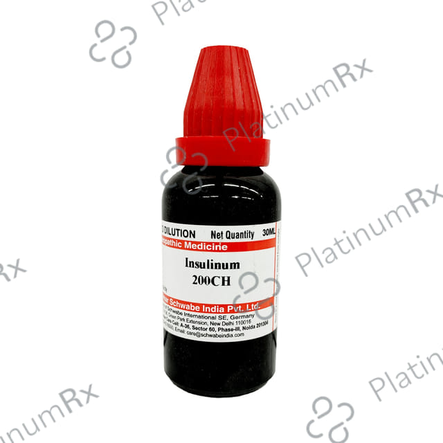 Dr Willmar Schwabe India Insulinum Dilution 200 CH
