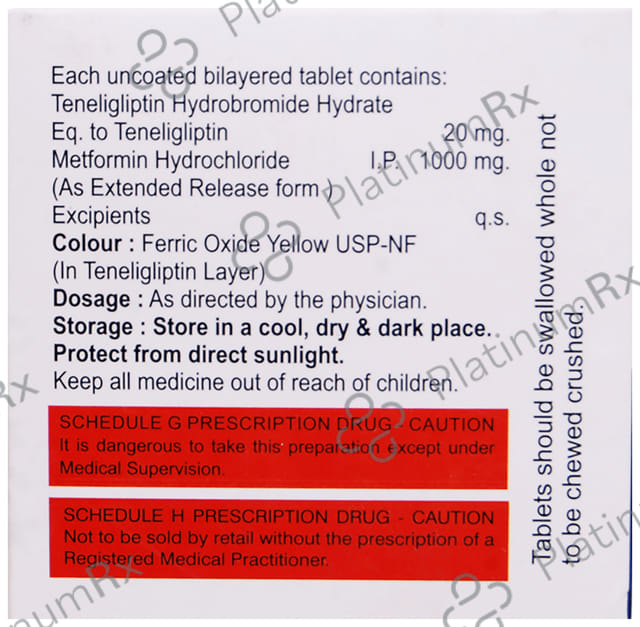 Tenepill-M 1000 Tablet ER