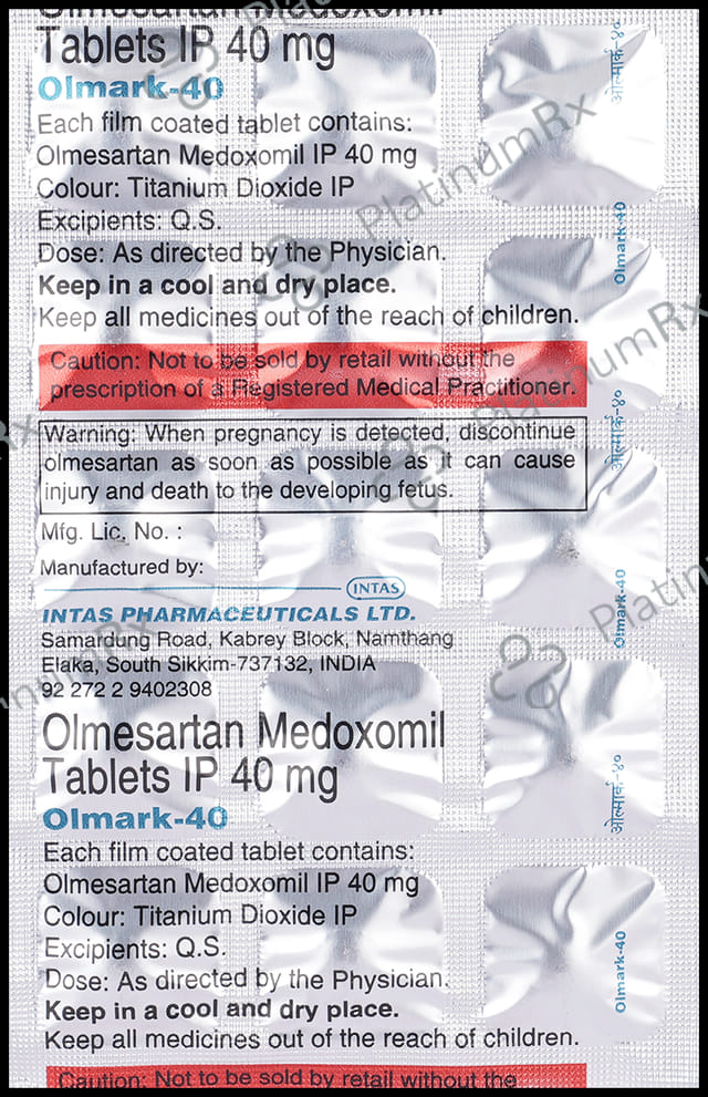 Olmark 40mg Tablet 15s