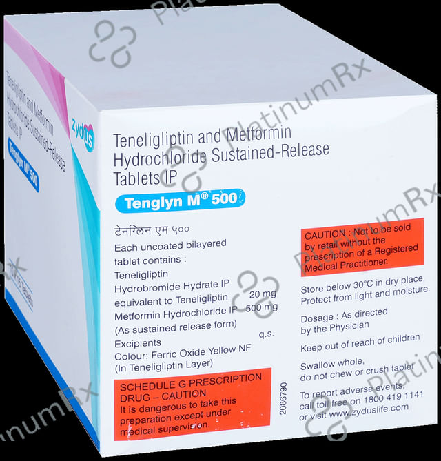 Tenglyn M 500 500/20mg Tablet SR 15s