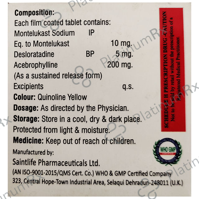 Abmac 200/5/10mg Tablet 10s