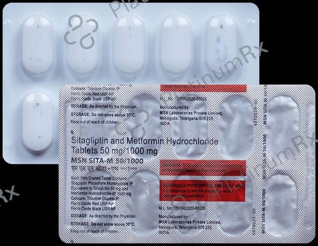 MSN Sita M 50mg/1000mg Tablet