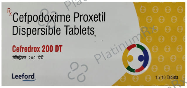 Cefredrox 200mg Tablet DT 10s