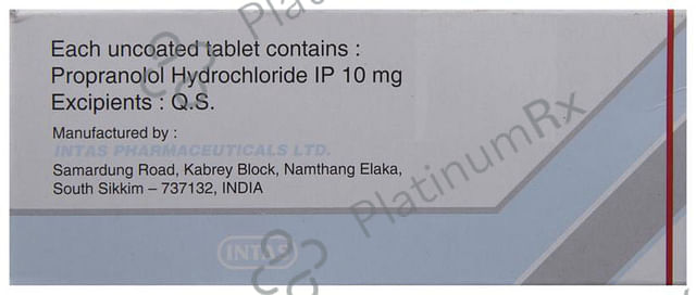 Provanol 10 Tablet