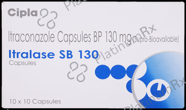 Itralase SB 130mg Capsule 10s