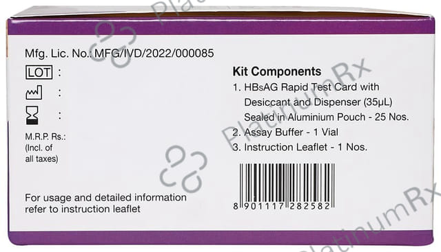 Ciptest HBsAg Rapid Test Card