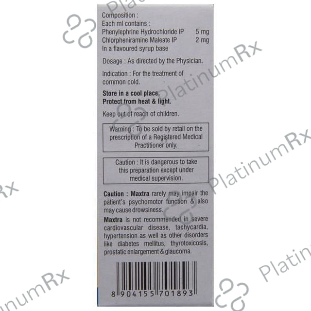 Maxtra 2/5mg Oral Drops 15ml