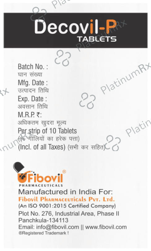 Decovil P Tablet