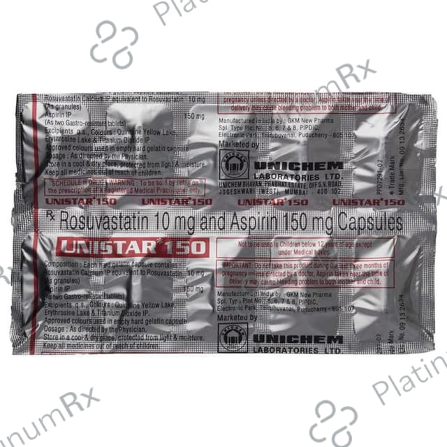 Unistar 150/10mg Capsule 10s