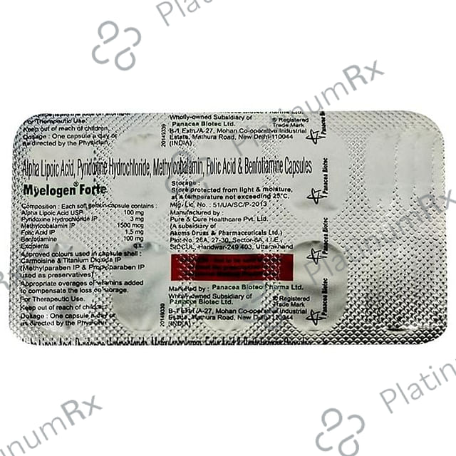 Myelogen Forte Capsule 10s