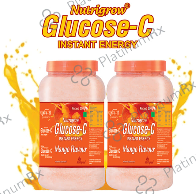 Nutrigrow Care Glucose-C(500gm Each) Mango 2 jar
