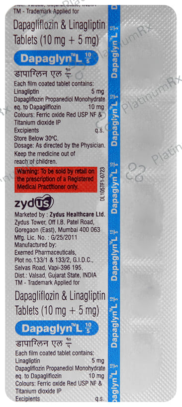 Dapaglyn L 10/5mg Tablet 10s