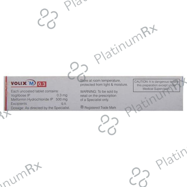 Volix M 0.3/500mg Tablet 10s