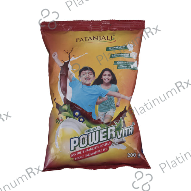 Patanjali Ayurveda Herbal Powervita Powder Refill pack