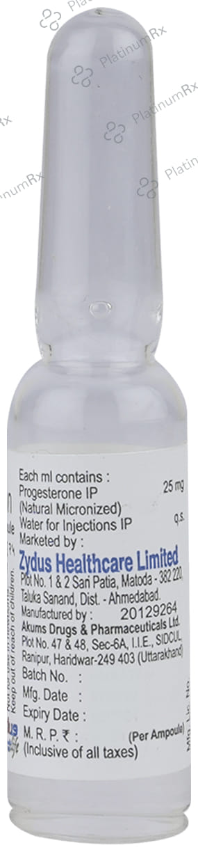 Naturogest AQ 25mg Injection 1X1ml