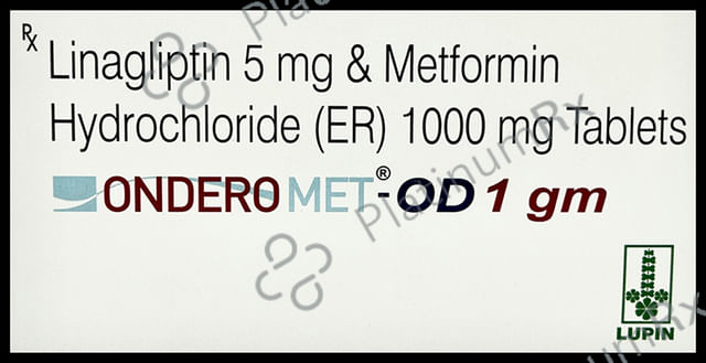 Ondero Met OD 1 gm Tablet ER 10s