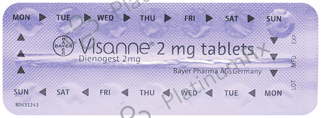 Visanne 2mg Tablet 14s