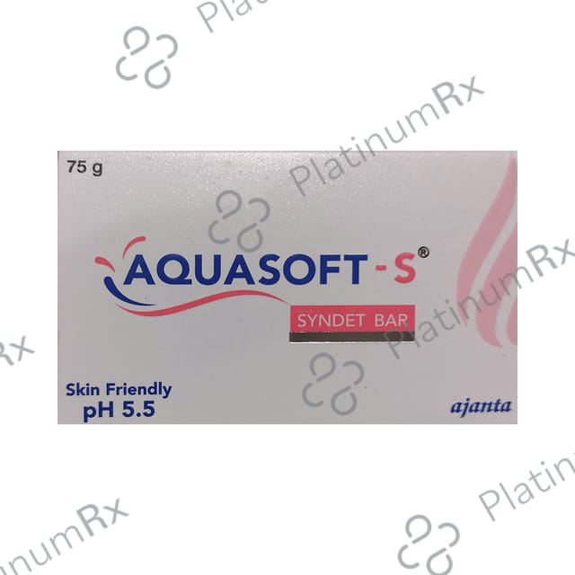 Aquasoft S Syndet Bar 75gm