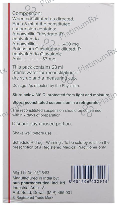 Moxclav DS 400/57mg Powder for Oral Suspension 30ml