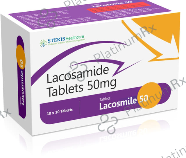 Lacosmile 50mg Tablet 10s