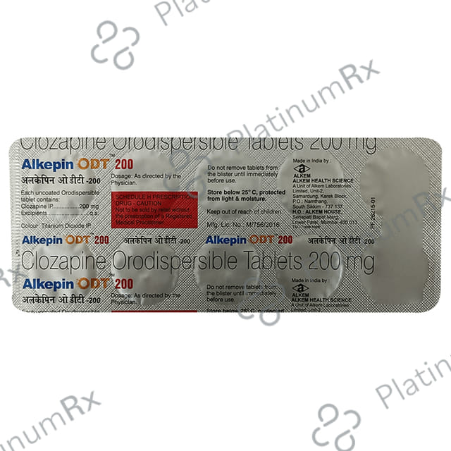 Alkepin Odt 200mg Tablet 10s