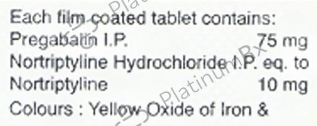 Pregeb NT 75mg/10mg Tablet 10s