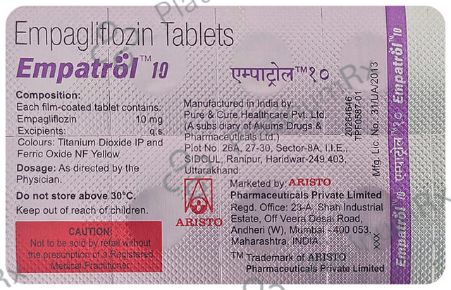 Empatrol 10mg Tablet 10s