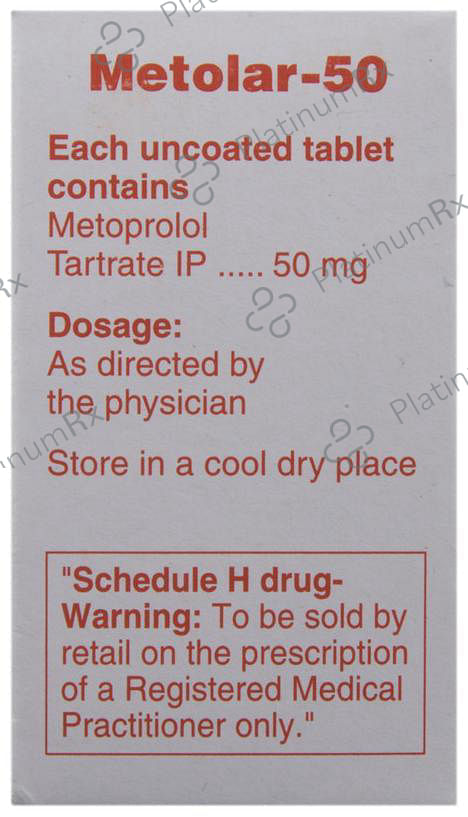 Metolar 50mg Tablet 15s