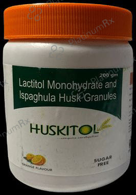 Huskitol Granules Orange Sugar Free 200 Granules