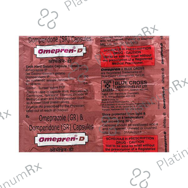 Omperen D 30/20mg Capsule 15s