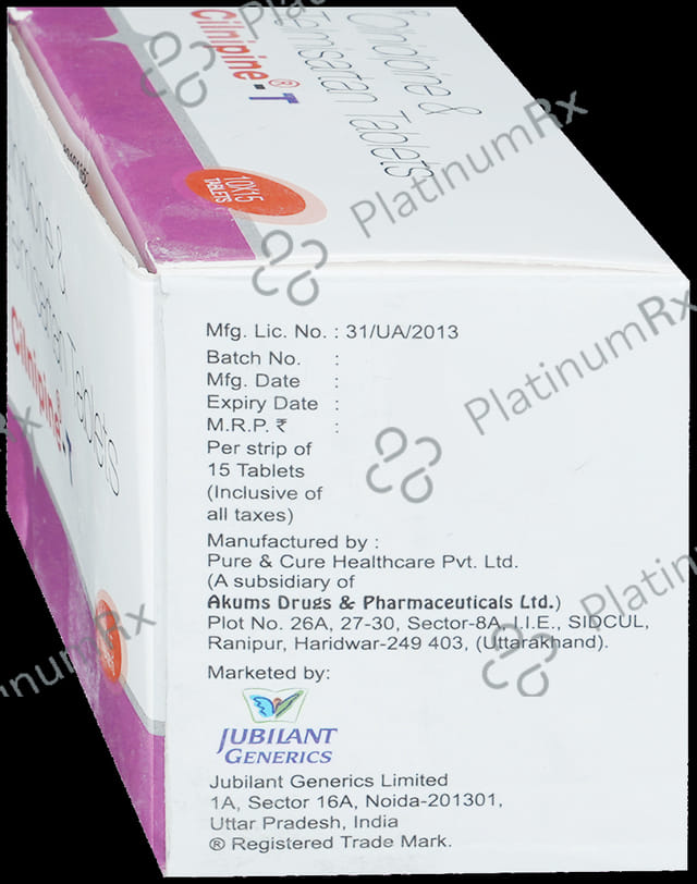 Cilnipine T 10/40mg Tablet 15s