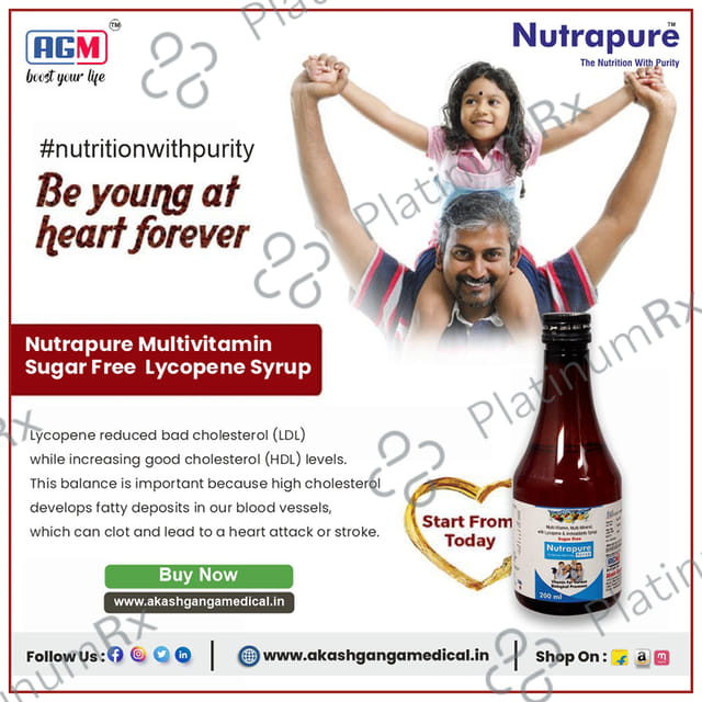 Nutrapure Syrup Sugar Free