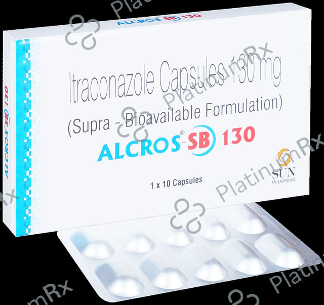 Alcros SB 130mg Capsule 10s
