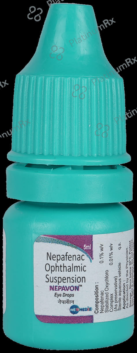 Nepavon 0.1% Eye Drop 5ml