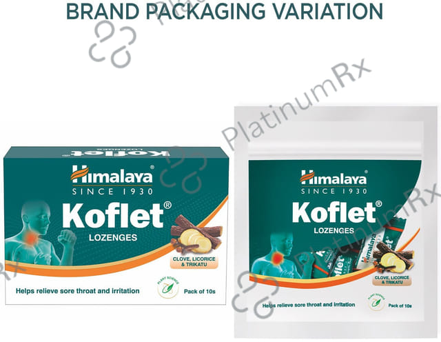 Himalaya Koflet Cough Lozenges 10s